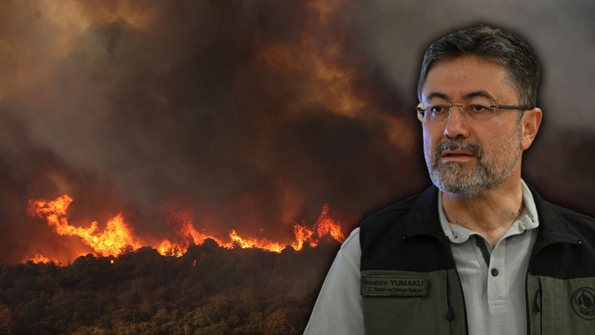 Bakan Yumaklı, Çanakkale’deki yangının son durumunu aktardı