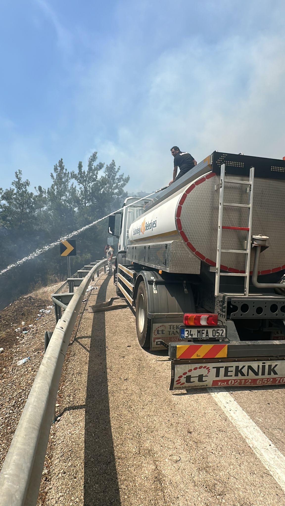 ORMAN YANGINLARIYLA MÜCADELE İÇİN SAKUT EKİPLERİ SAHADA