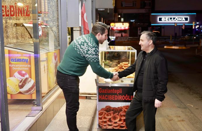 Başkan Tombaş Gece Gündüz Sahada, Esnafın Yanında…