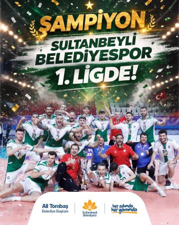Şampiyon Sultanbeyli Belediyespor Erkek Voleybol Takımı!