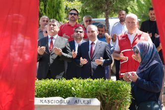 Başkan Ali Tombaş, 15 Temmuz Şehitlerini Kabirleri Başında Andı